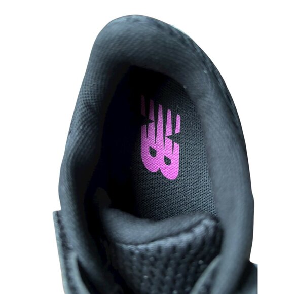 NWOT New Balance 680 V6 Girls 1 Wide Preschool Running Shoe Black Magenta - Picture 6 of 8